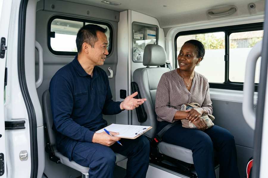 Transport régulier (dialyse, chimio) — Ambulancier