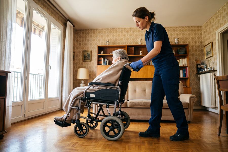 Transport pour hospitalisation — Ambulancier