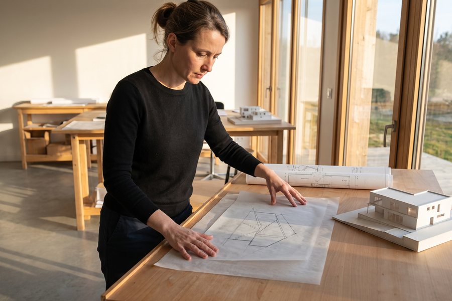 Conception de plans architecturaux — Architecte