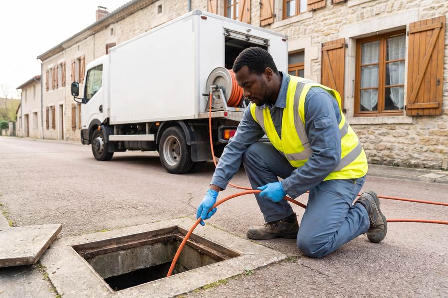 Curage de canalisations — Entreprise d'assainissement