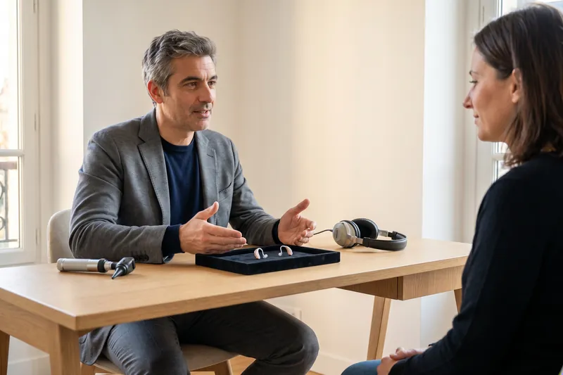 Choix et conseil en aides auditives — Audioprothésiste