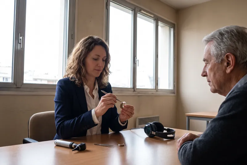 Entretien et réparation d'aides auditives — Audioprothésiste