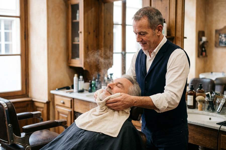 Rasage traditionnel — Barbier