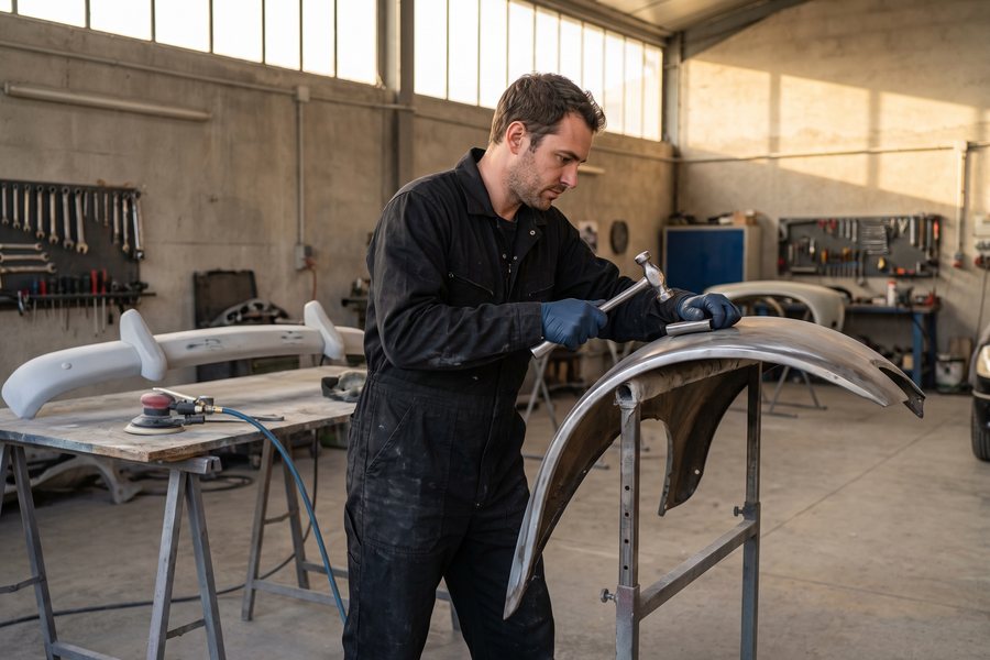 Restauration de véhicule ancien — Carrossier