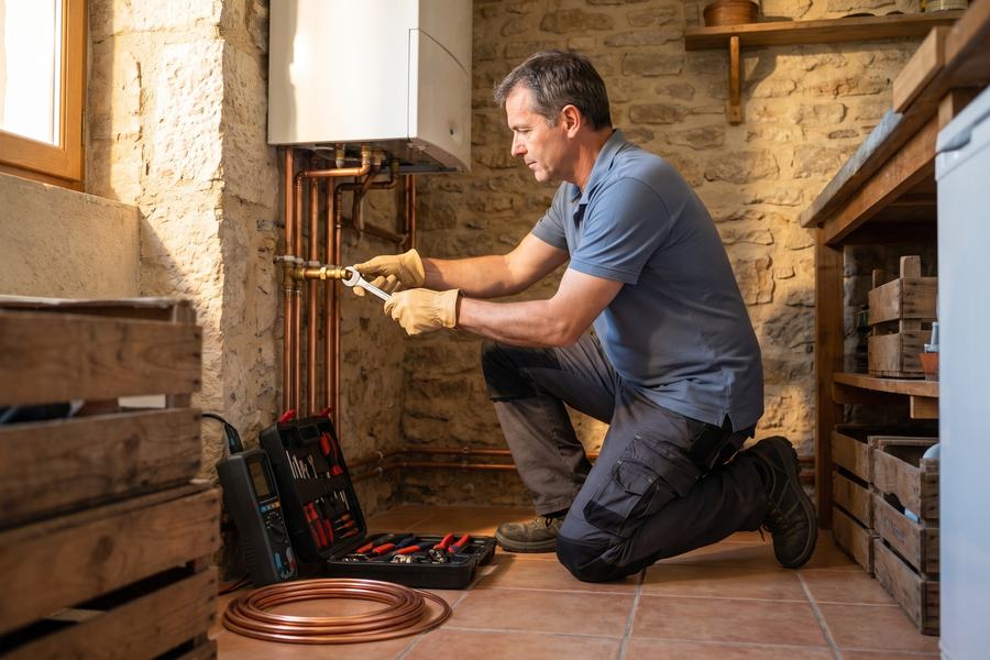 Installation de chauffage — Chauffagiste