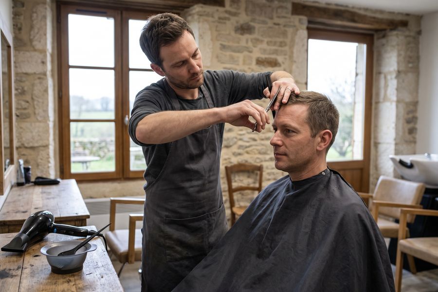 Coupe de cheveux homme — Coiffeur