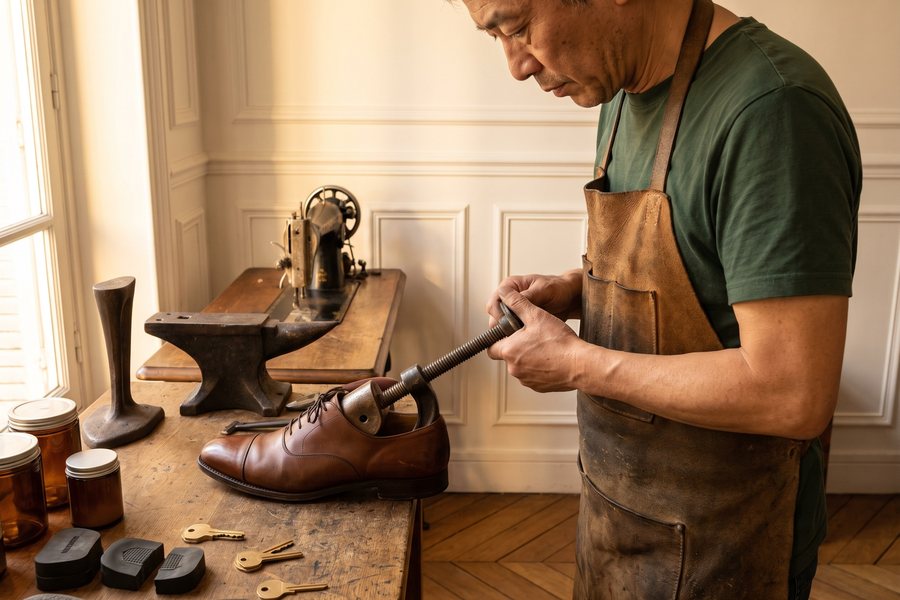 Élargissement de chaussures — Cordonnier