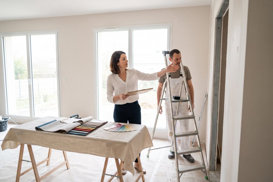 Suivi et coordination de chantier — Décorateur d'intérieur