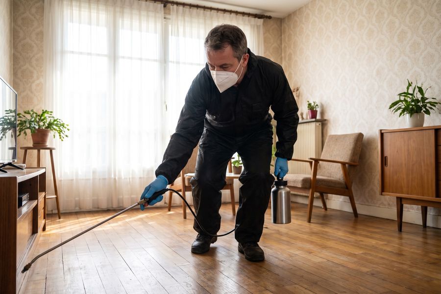 Désinfection après infestation — Dératiseur