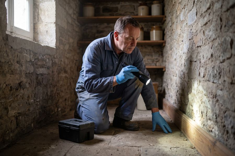 Diagnostic et inspection parasitaire — Dératiseur
