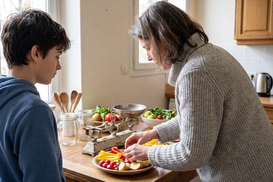 Éducation nutritionnelle enfants/ados — Diététicien