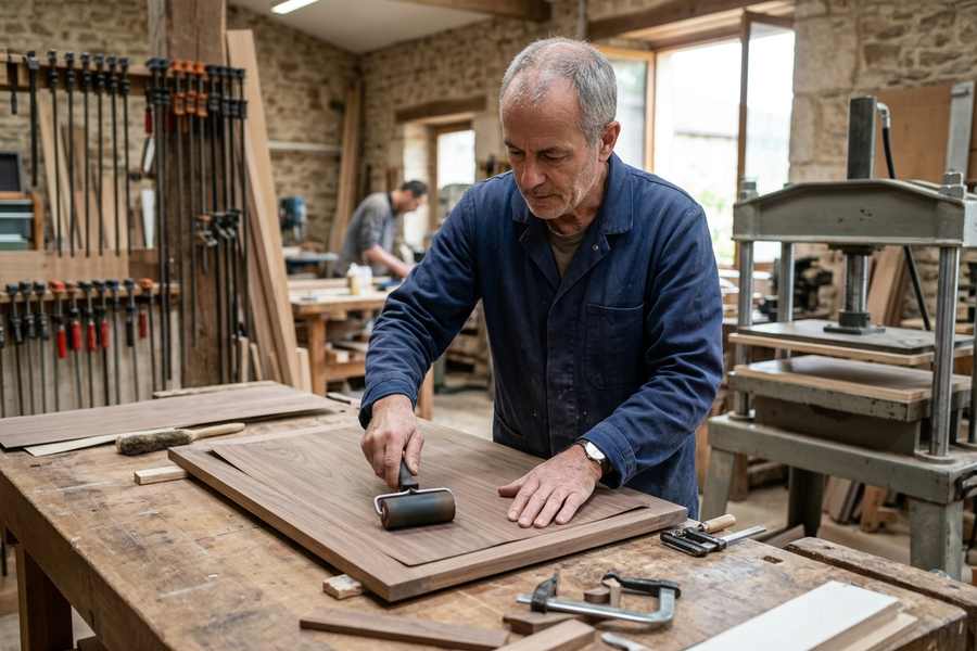 Placage de bois — Ébéniste