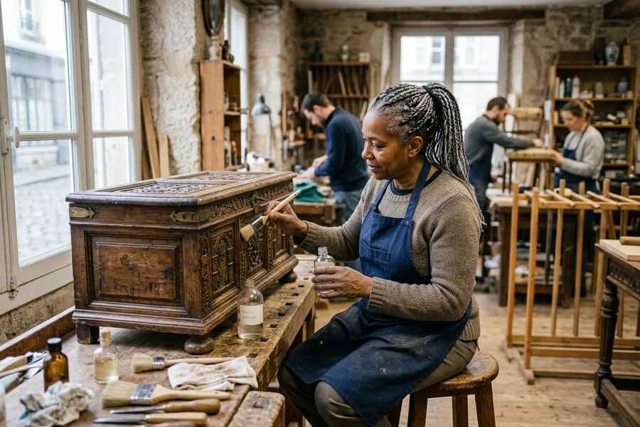 Restauration de meuble ancien — Ébéniste