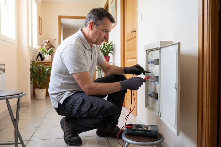 Maintenance préventive électrique — Électricien