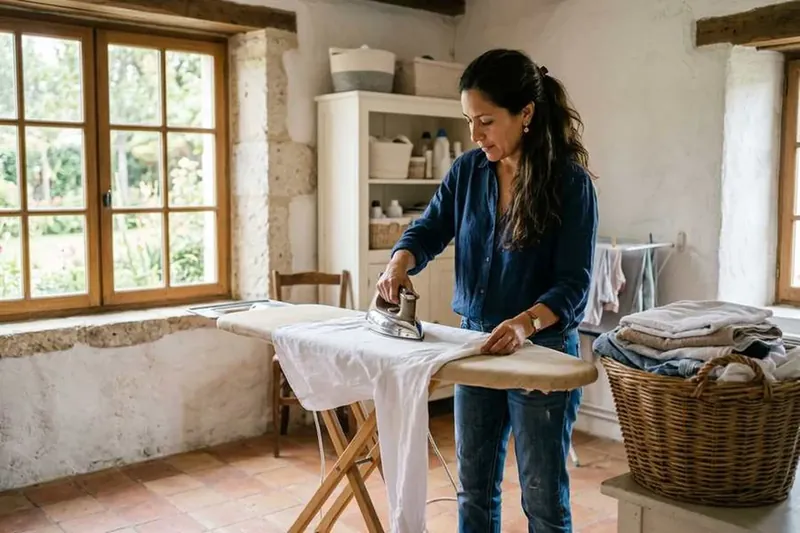 Lavage et repassage du linge — Aide ménagère