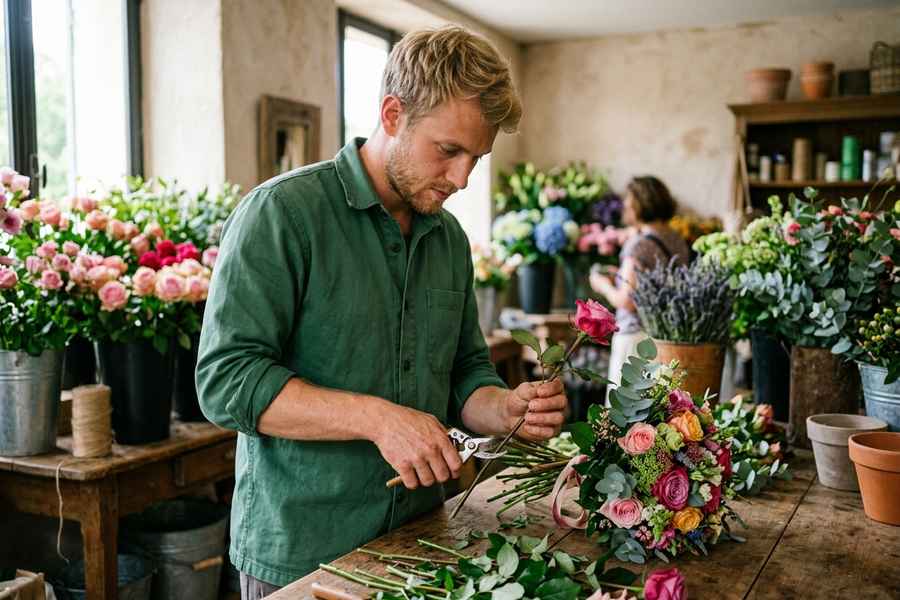 Bouquets de fleurs coupées — Fleuriste