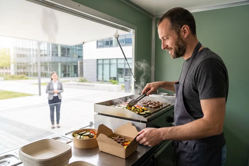Restauration d'entreprise — Food truck