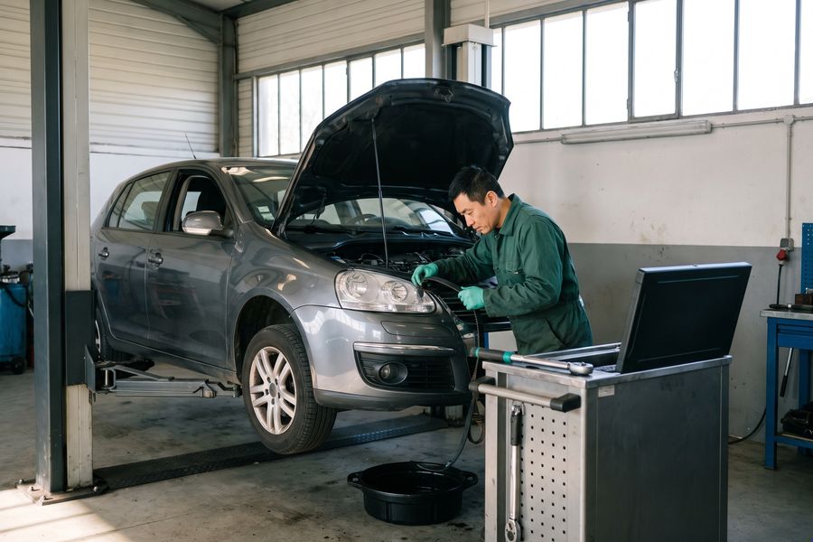 Remplacement de la courroie de distribution — Garagiste