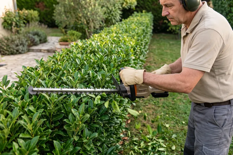 Taille de haies et arbustes — Jardinier