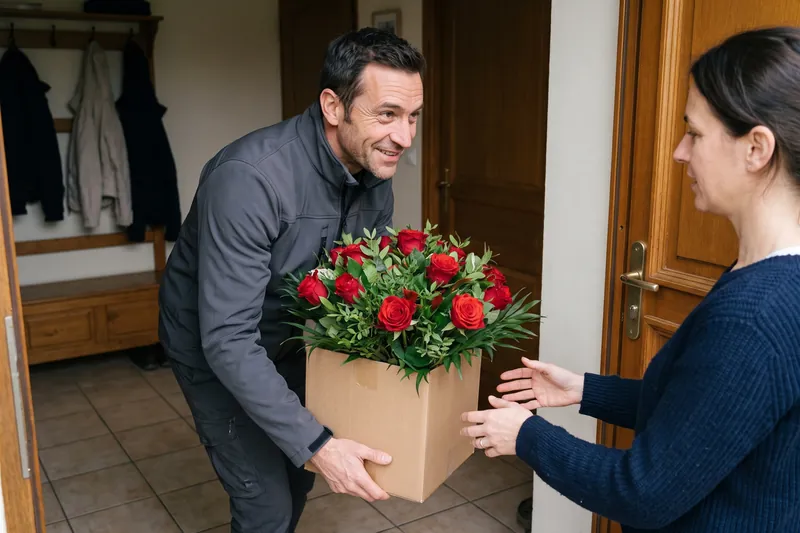 Fleurs pour la Saint-Valentin — Livraison de fleurs