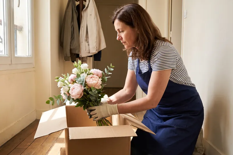 Fleurs pour naissances — Livraison de fleurs