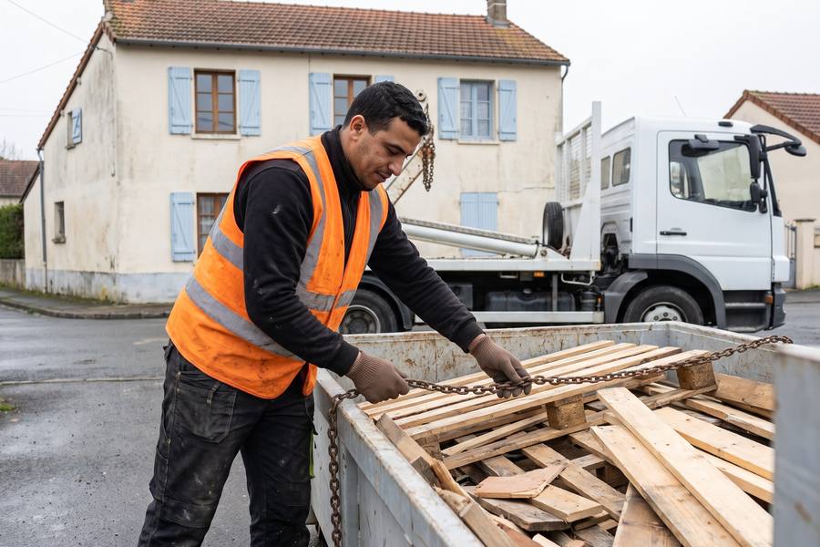 Location de benne pour bois — Location de benne
