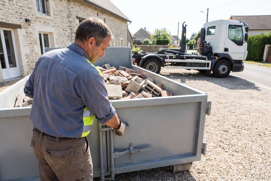 Location de benne pour gravats — Location de benne