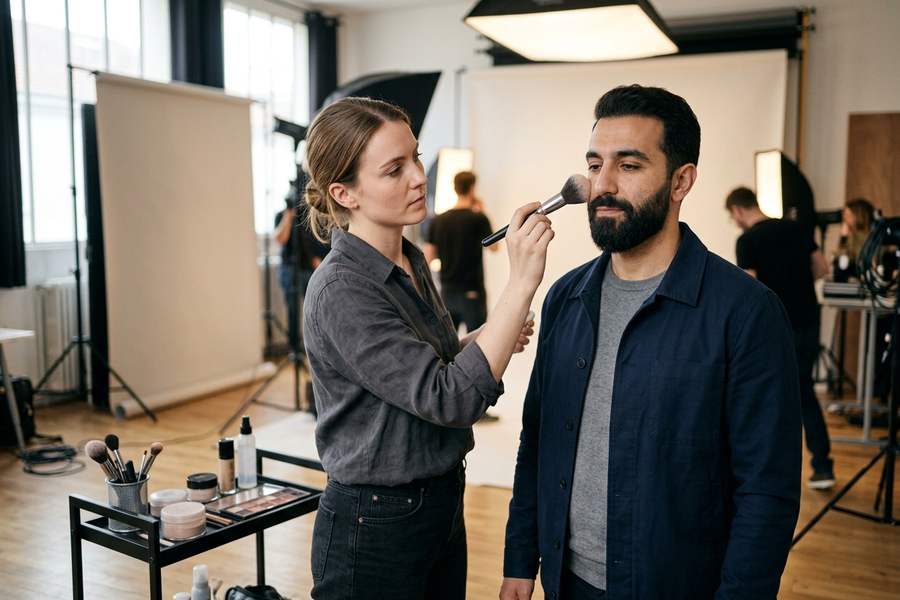 Maquillage pour photo et vidéo — Maquilleuse professionnelle