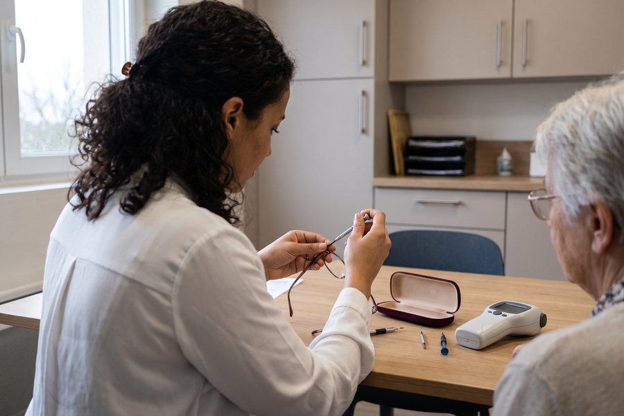 Accompagnement PMR — Opticien à domicile