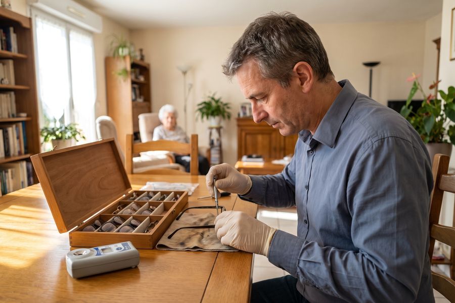 Choix et adaptation de lunettes — Opticien à domicile