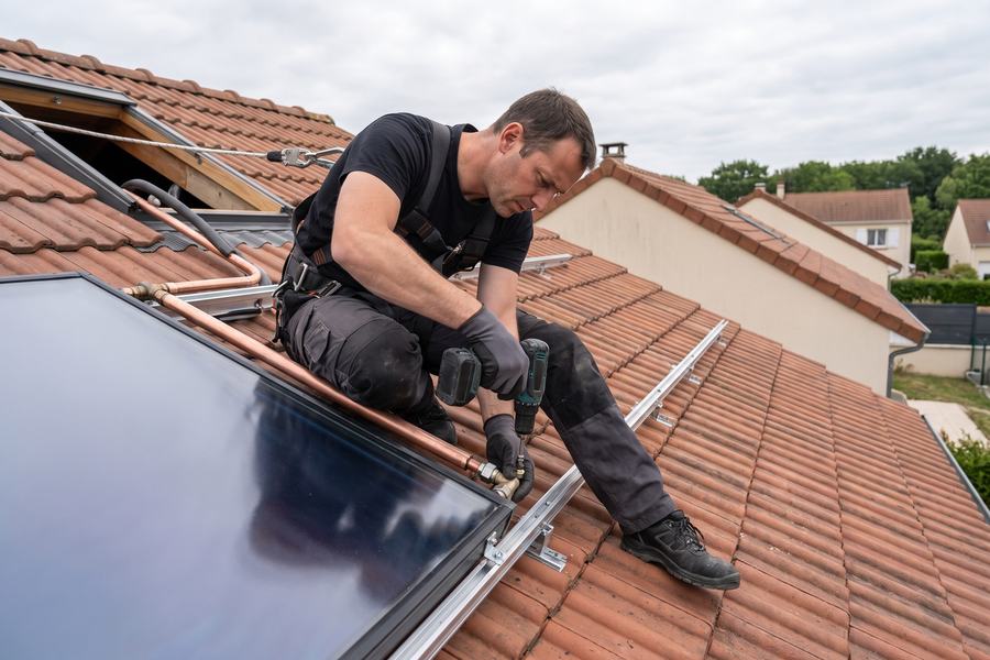 Installation de panneaux thermiques — Installateur de panneaux solaires