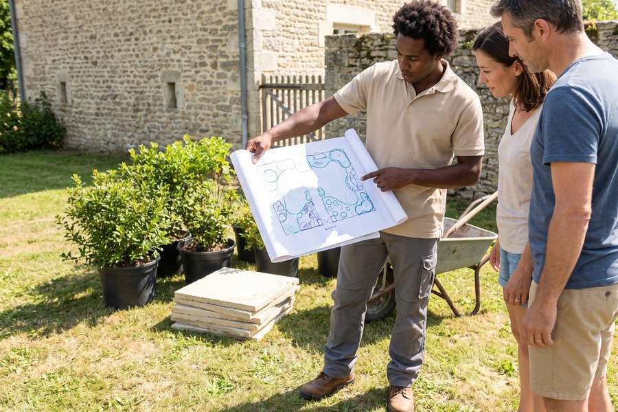 Conception de jardin — Paysagiste