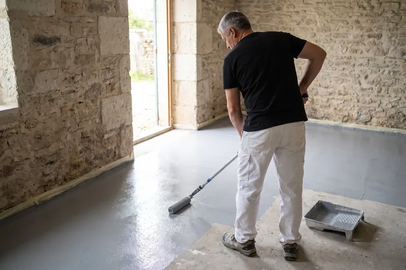 Peinture de sols — Peintre en bâtiment