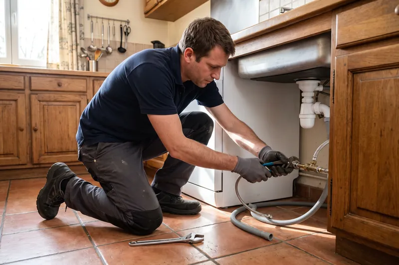 Installation et raccordement électroménager — Plombier