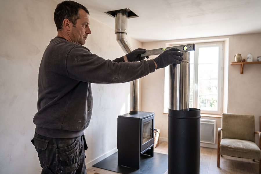 Création de conduit de fumée — Installateur de poêles