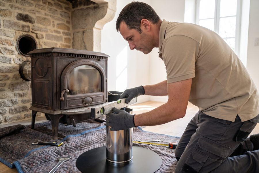 Remplacement d'ancien appareil — Installateur de poêles