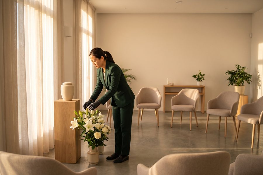 Inhumation ou crémation — Entreprise de pompes funèbres