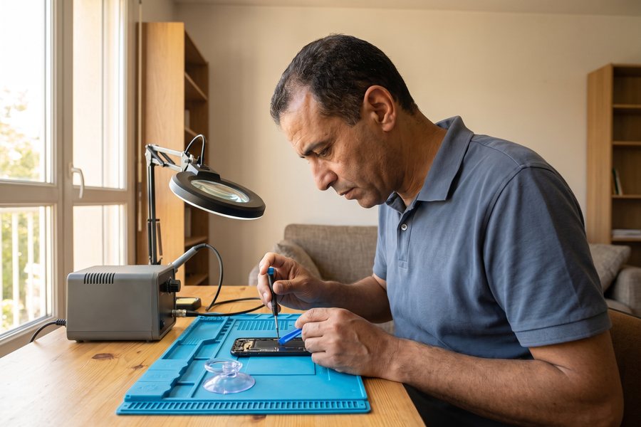 Réparateur de smartphones