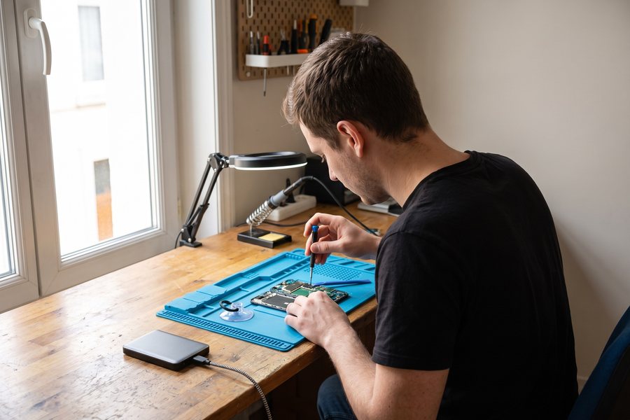 Sauvegarde et récupération de données — Réparateur de smartphones