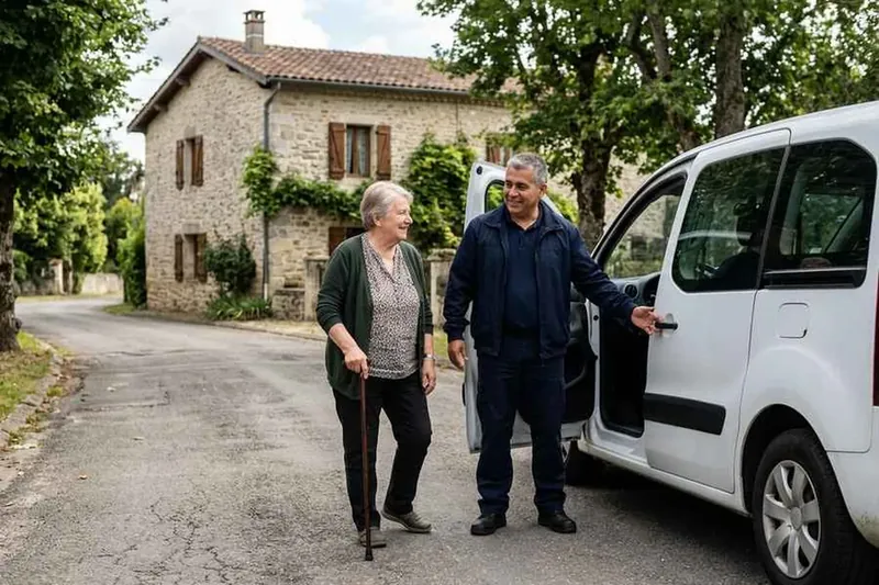 Transport en VSL (assis) — Ambulancier