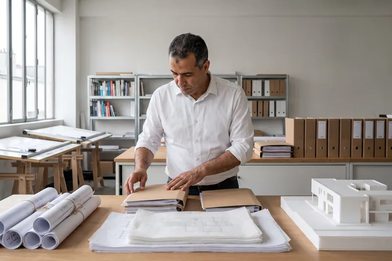 Dépôt de permis de construire — Architecte