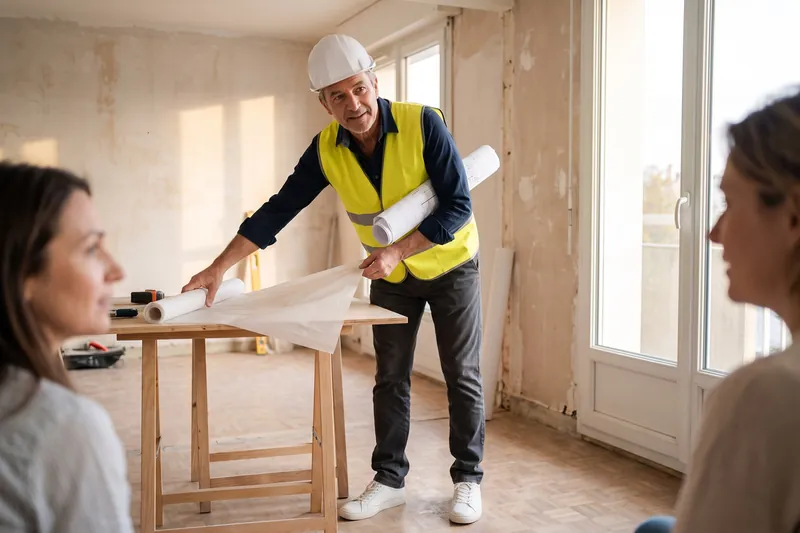 Suivi de chantier et direction des travaux — Architecte