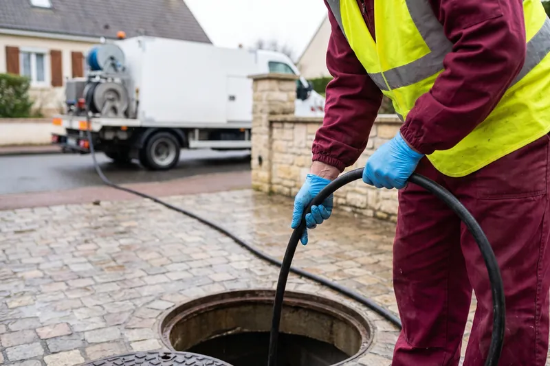 Nettoyage haute pression — Entreprise d'assainissement