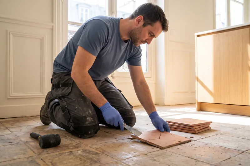 Rénovation de carrelage existant — Carreleur
