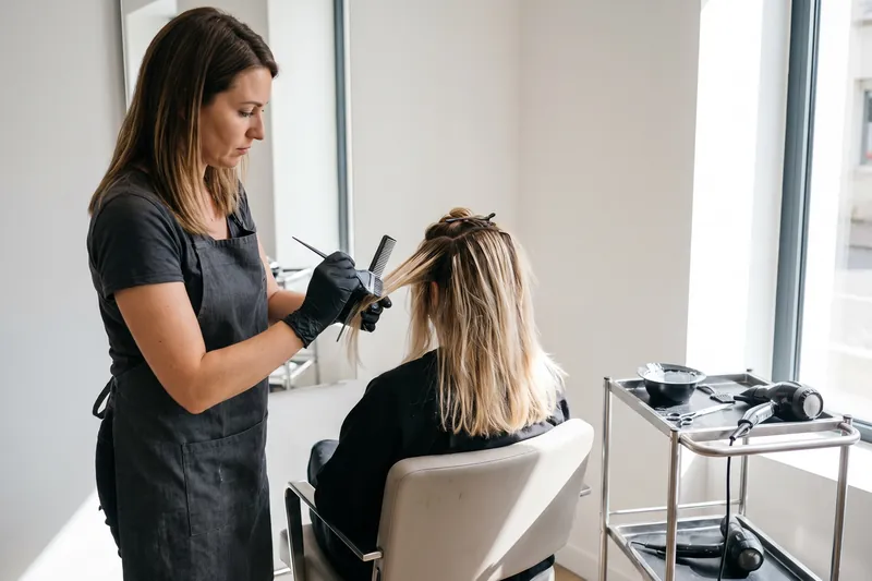 Balayage et mèches — Coiffeur