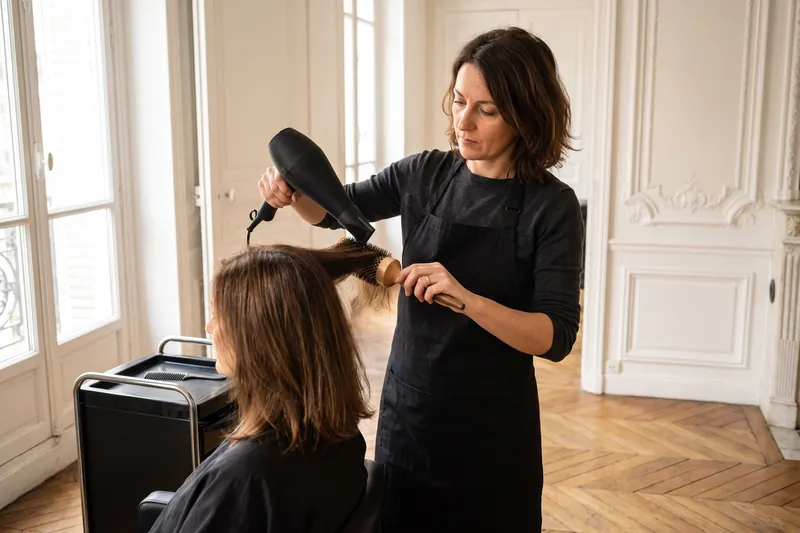Brushing et mise en forme — Coiffeur