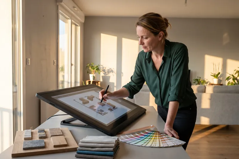 Conception de plan 2D/3D — Décorateur d'intérieur