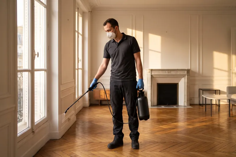 Désinfection après infestation — Dératiseur