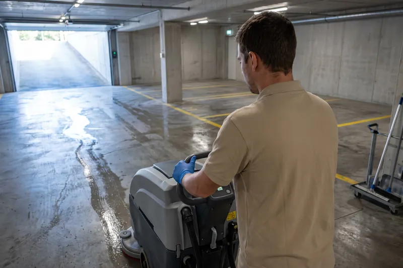 Nettoyage de parkings — Entreprise de nettoyage