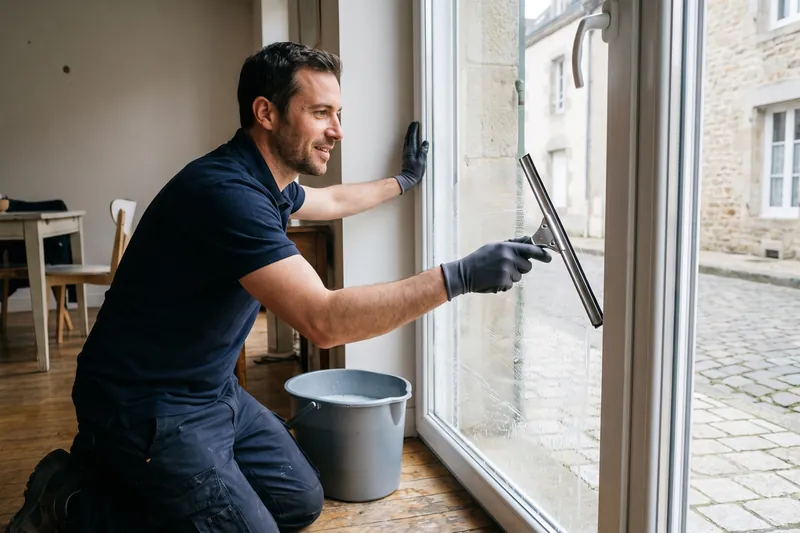 Nettoyage de vitres et vitrines — Entreprise de nettoyage